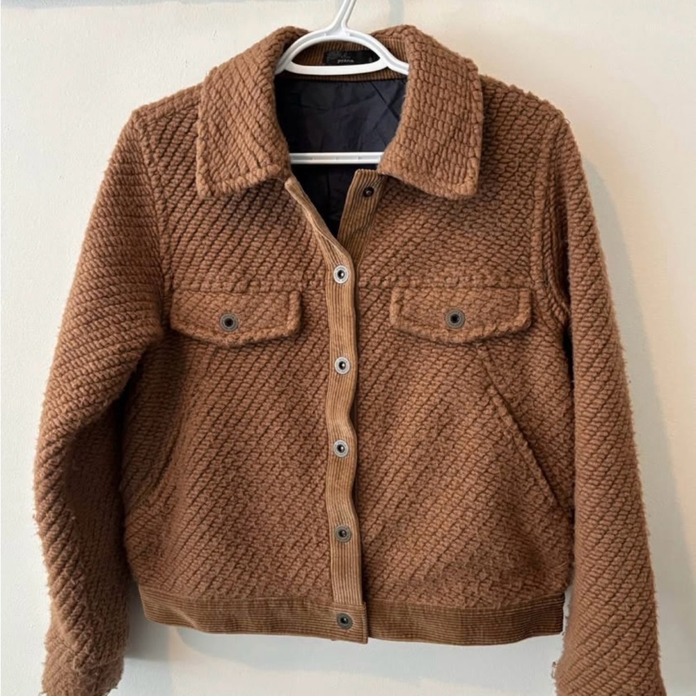 Prana Tan Teddy Jacket